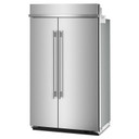 Kitchenaid® 30 Cu. Ft. 48" Built-In Side-by-Side Refrigerator with Platinum Interior KBSN748SPS Kitchenaid® 30 Cu. Ft. 48" Built-In Side-by-Side Refrigerator with Platinum Interior KBSN748SPS