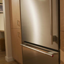 Kitchenaid® 20.8 Cu. Ft. 36" Built-In Bottom Mount Refrigerator with Platinum Interior KBBR336SPS