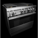 Jennair® 36" NOIR™ Dual-Fuel Professional-Style Range JDRP636HM