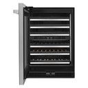Jennair® NOIR™ 24" Built-In Undercounter Wine Cellar, Left Swing JUWFL242HM