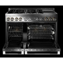 Jennair® 48" RISE™ Gas Professional-Style Range with Chrome-Infused Griddle JGRP548HL