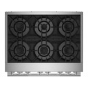 Jennair® 36" RISE™ Dual-Fuel Professional-Style Range JDRP436HL