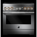 Jennair® RISE™ 36" Induction Professional-Style Range JPIFC736RL