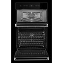 Jennair® NOIR™ 27" Microwave/Wall Oven with MultiMode® Convection System JMW2427LM