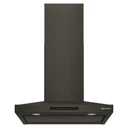 KitchenAid® 30-inch Wall-Mount, 4-Speed Canopy Hood KVWC730SBE