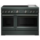 Kitchenaid® 48-Inch 6-Element Induction Freestanding Commercial-Style Range with Griddle KFID948SJP