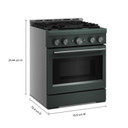 KitchenAid® 30-Inch 4 Burner Commercial-Style Gas Range with No Preheat Air Fry Mode KFGS930SJP