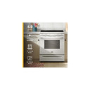 Whirlpool® 30-inch Electric Smart Range with Air Cooking Technology and Steam Clean YWSES4530TW