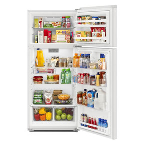 Whirlpool® 28-inch Wide Top-Freezer Refrigerator - 16.6 Cu. Ft. WRTX5328PW