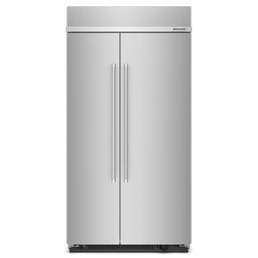 Kitchenaid® 25.5 Cu Ft. 42 Built-In Side-by-Side Refrigerator KBSN702MPS