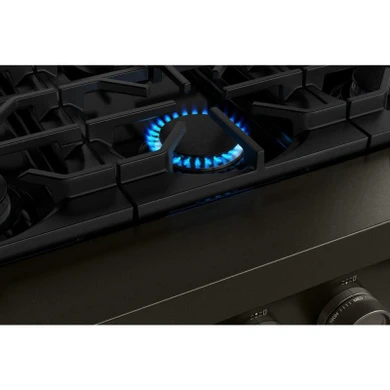 KitchenAid® 48-inch 6-Burner Gas Commercial-Style Rangetop with Griddle KCGK948TBE