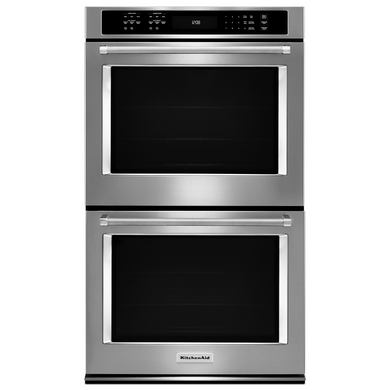 Kitchenaid® 30" Double Wall Oven with Even-Heat™ True Convection KODE500ESS