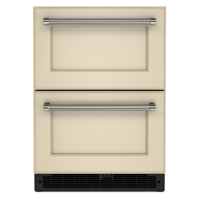 Kitchenaid® 24" Panel-Ready Undercounter Double-Drawer Refrigerator KUDR204KPA
