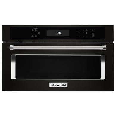 Kitchenaid® Four à micro-ondes encastré avec cuisson à convection - 900 watts - 30 po KMBP100EBS