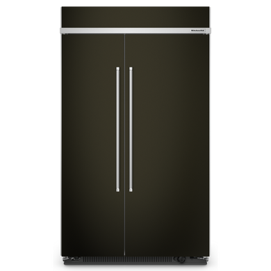 Kitchenaid® 30 Cu. Ft. 48" Built-In Side-by-Side Refrigerator with PrintShield™ Finish KBSN708MBS