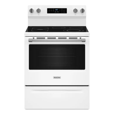 Maytag® 30-Inch Convection Electric Range With No Preheat Air Fry and Air Baking - 5.3 Cu. Ft. YMFES6030RW