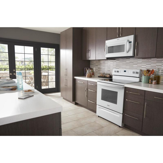 Whirlpool® 1.7 cu. ft. Microwave Hood Combination with Electronic Touch Controls YWMH31017HW Whirlpool® 1.7 cu. ft. Microwave Hood Combination with Electronic Touch Controls YWMH31017HW