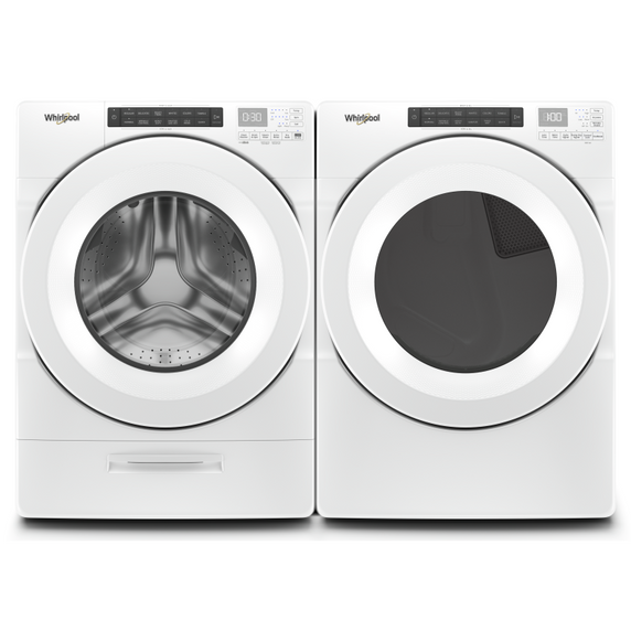 Whirlpool® 7.4 cu.ft Front Load Long Vent Gas Dryer with Intuitive Controls WGD560LHW