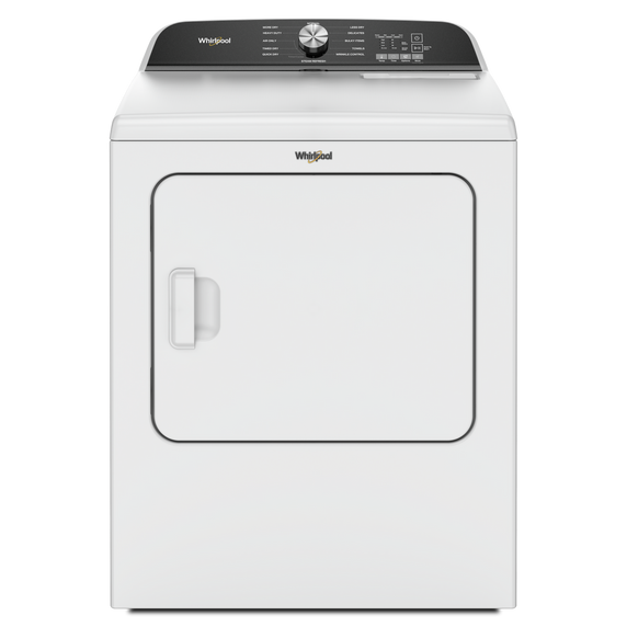 7.0 Cu. Ft. Whirlpool® Top Load Gas Dryer with Moisture Sensor WGD6150PW