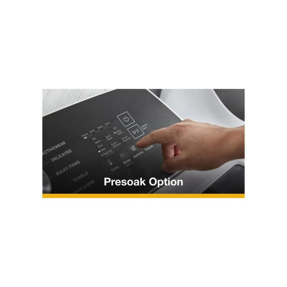 Whirlpool® 5.4 - 5.5 Cu. Ft. I.E.C. Capacity Top Load Washer with Removable Agitator WTW5057LW