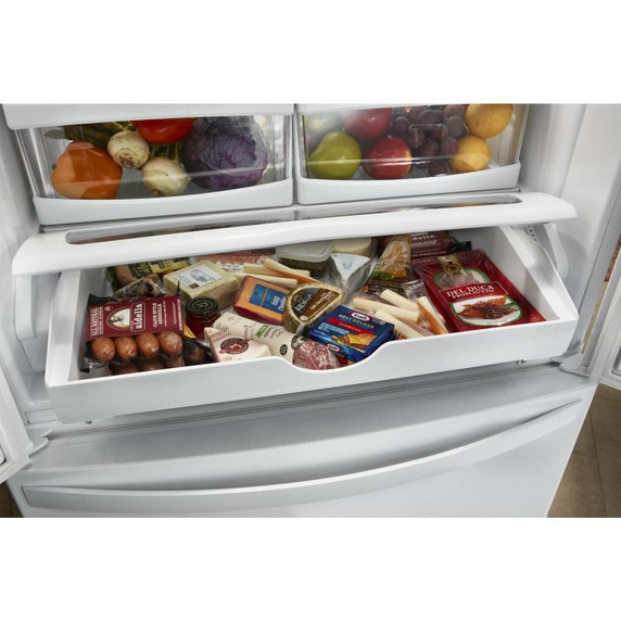 Whirlpool® 33-inch Wide French Door Refrigerator - 22 cu. ft. WRFF5333PW Whirlpool® 33-inch Wide French Door Refrigerator - 22 cu. ft. WRFF5333PW