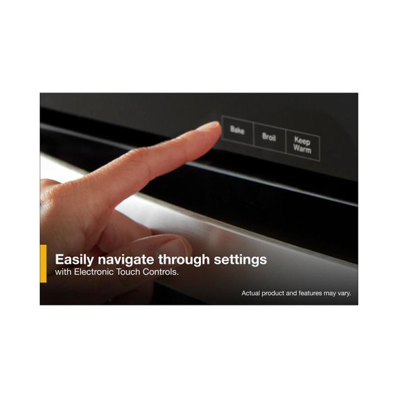 Whirlpool® 4.3 Cu. Ft. Single Self-Cleaning Wall Oven WOES3027LS