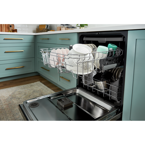 Whirlpool® Quiet Dishwasher with 3rd Rack and Pocket Handle WDP730HAMZ