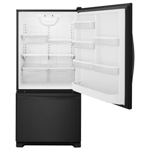Whirlpool® 22 cu. ft. Bottom-Freezer Refrigerator with Freezer Drawer WRB322DMBB
