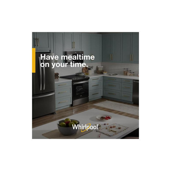5.0 Cu. Ft. Whirlpool® Gas Range with Frozen Bake™ Technology WEG515S0LV 5.0 Cu. Ft. Whirlpool® Gas Range with Frozen Bake™ Technology WEG515S0LV