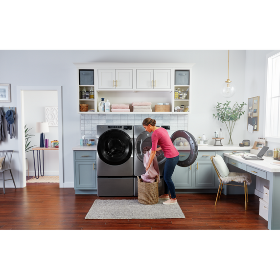 Whirlpool® 5.8 Cu. Ft. Front Load Washer with Quick Wash Cycle WFW6605MC