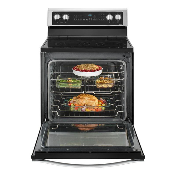 Whirlpool® 6.4 Cu. Ft. Freestanding Electric Range with True Convection YWFE745H0FS Whirlpool® 6.4 Cu. Ft. Freestanding Electric Range with True Convection YWFE745H0FS