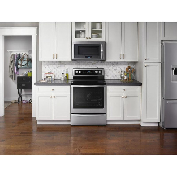 Whirlpool® 6.4 Cu. Ft. Freestanding Electric Range with True Convection YWFE745H0FS Whirlpool® 6.4 Cu. Ft. Freestanding Electric Range with True Convection YWFE745H0FS