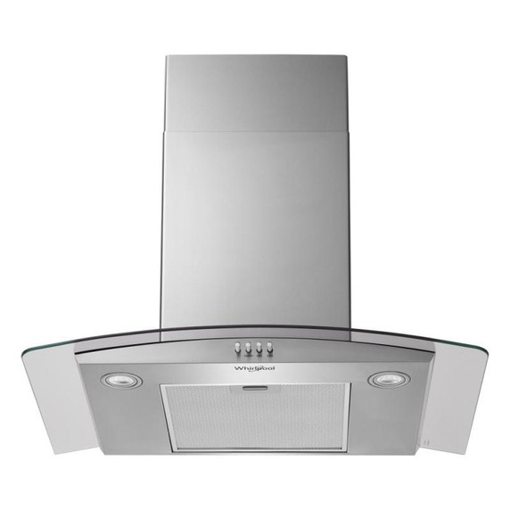 Whirlpool® 30" Curved Glass Wall Mount Range Hood WVW51UC0LS