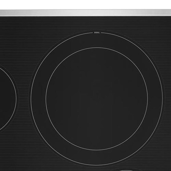 Maytag® 36-Inch Electric Cooktop with Reversible Grill and Griddle MEC8836HS
