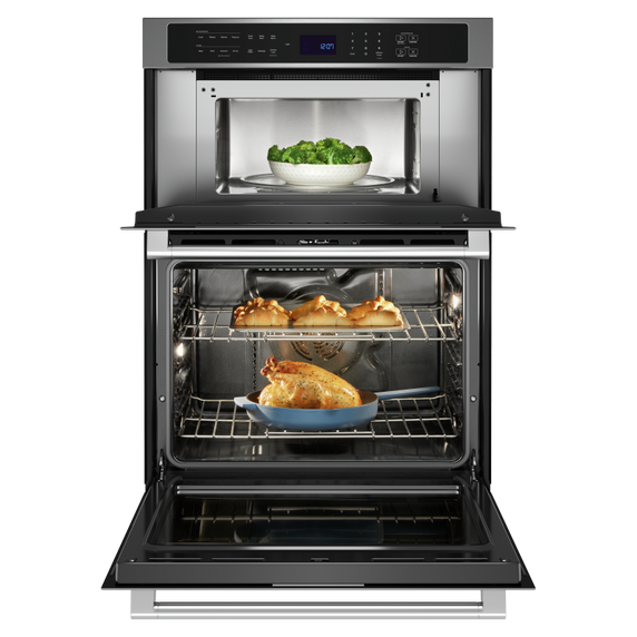 Maytag® 30-inch Wall Oven Microwave Combo with Air Fry and Basket - 6.4 cu. ft. MOEC6030LZ