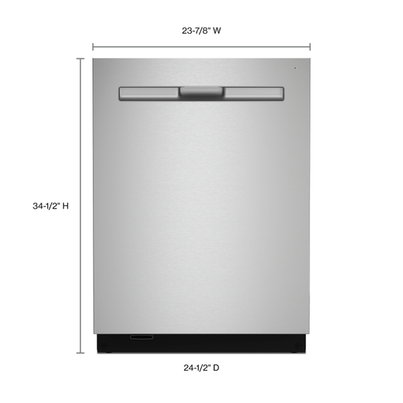 Maytag® Top control dishwasher with Third Level Rack and Dual Power Filtration MDB9959SKZ