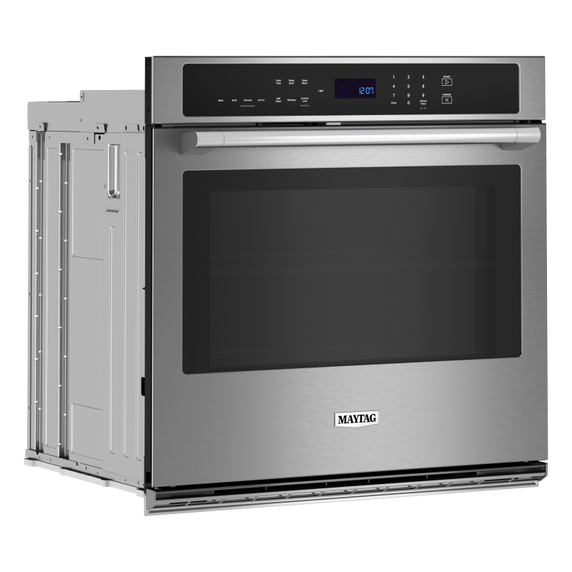 Maytag® 27-inch Single Wall Oven with Air Fry and Basket - 4.3 cu. ft. MOES6027LZ