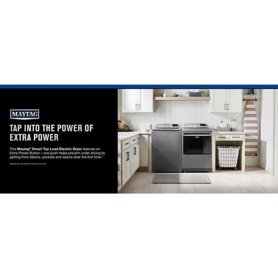 Maytag® Smart Top Load Gas Dryer with Extra Power Button - 7.4 cu. ft. MGD7230HC Maytag® Smart Top Load Gas Dryer with Extra Power Button - 7.4 cu. ft. MGD7230HC