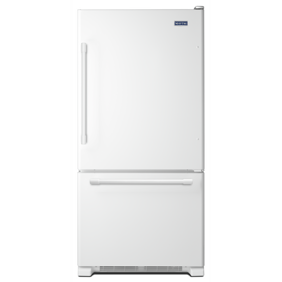 Maytag® 30-inch Bottom Freezer Refrigerator with Freezer Drawer MBB1957FEW