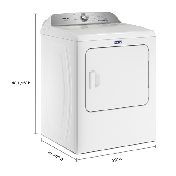 Maytag® Pet Pro Top Load Gas Dryer - 7.0 cu. ft. MGD6500MW