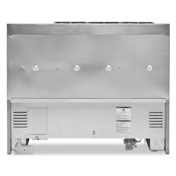 KitchenAid® 48'' Smart Commercial-Style Gas Range with Griddle KFGC558JAV KitchenAid® 48'' Smart Commercial-Style Gas Range with Griddle KFGC558JAV