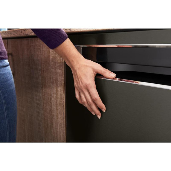 Kitchenaid® 44 dBA Dishwasher with 360° Max Jets™ Third Rack and LED Interior Lighting KDPM804KBS