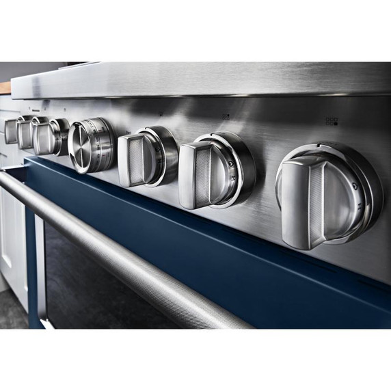 KitchenAid® 36'' Smart Commercial-Style Gas Range with 6 Burners KFGC506JIB