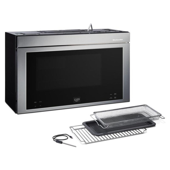 Kitchenaid® Multifunction Flush Mount Over-the-Range Microwave Oven with Infrared Sensor Modes YKMMF730PPS