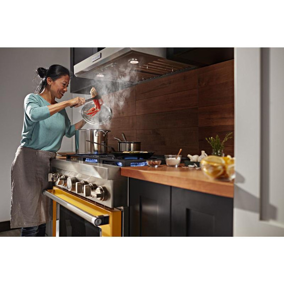 KitchenAid® 36'' Smart Commercial-Style Dual Fuel Range with 6 Burners KFDC506JYP