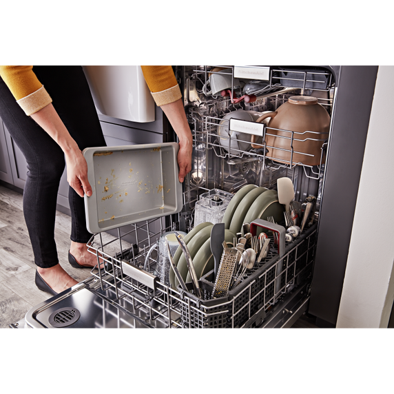 Kitchenaid® 44 dBA Dishwasher in PrintShield™ Finish with FreeFlex™ Third Rack KDTM604KPS