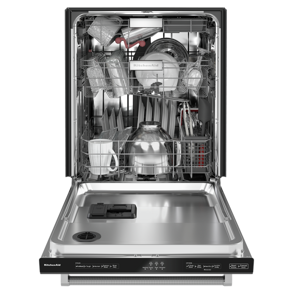 Kitchenaid® 44 dBA Dishwasher in PrintShield™ Finish with FreeFlex™ Third Rack KDTM404KBS