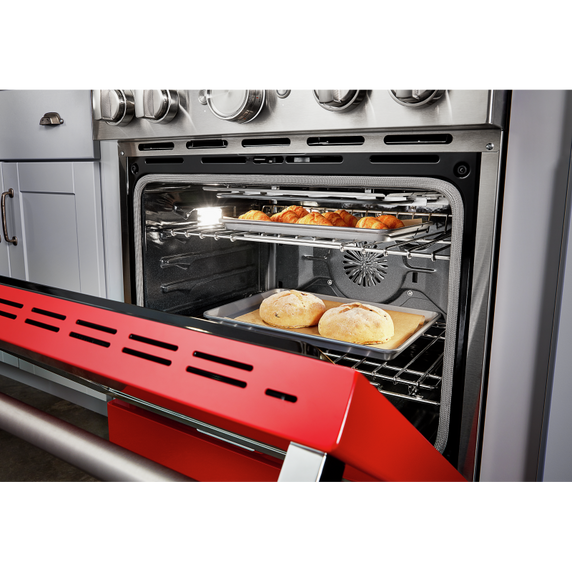 KitchenAid® 30'' Smart Commercial-Style Dual Fuel Range with 4 Burners KFDC500JPA