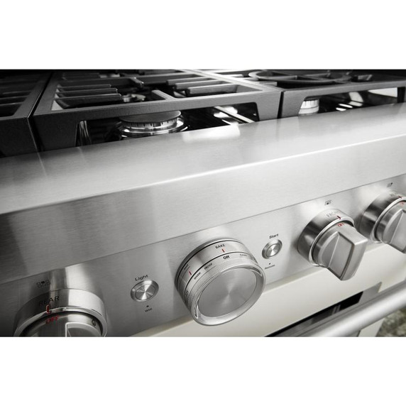 KitchenAid® 36'' Smart Commercial-Style Dual Fuel Range with 6 Burners KFDC506JMH