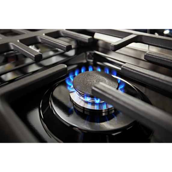 KitchenAid® 48'' Smart Commercial-Style Gas Range with Griddle KFGC558JYP